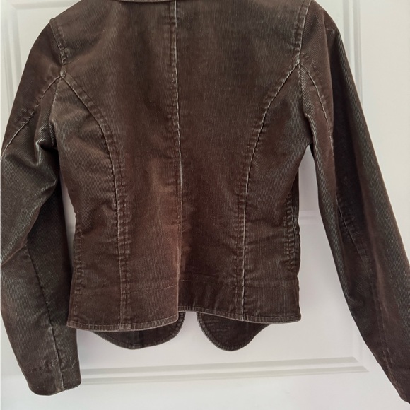 Women's Brown Corduroy Jacket - Picture 7 of 9